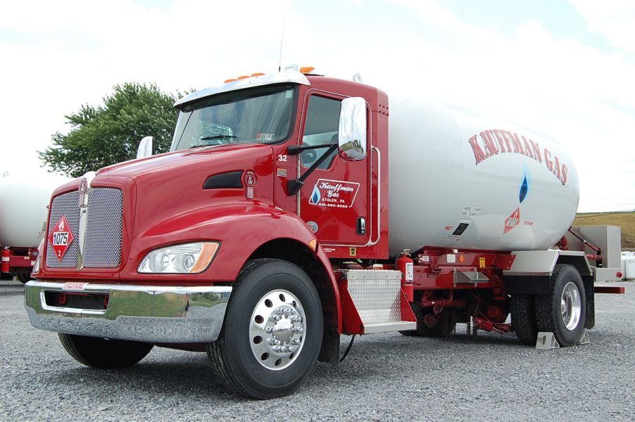 Truck 1 Kauffman Gas propane delivery truck